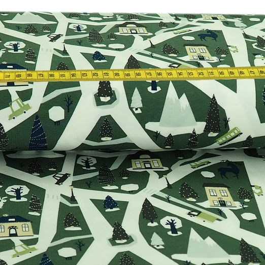 Jersey Winter Village Dunkelmint Jersey Winter Village Dunkelmint