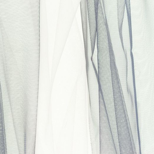 Soft Tüll Farbverlauf Creme/Dunkelgrau Soft Tüll Farbverlauf Creme/Dunkelgrau