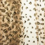 Soft Tüll Flockdruck Herz mit Goldglitzer Sand Soft Tüll Flockdruck Herz mit Goldglitzer Sand