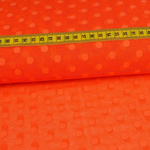 Soft Tüll Big Dots Orange Soft Tüll Big Dots Orange