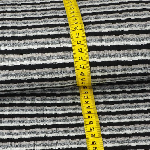 Strickstoff Streifen Taupe Strickstoff Streifen Taupe