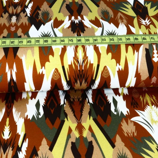 Jersey Brick Abstract Blutorange Jersey Brick Abstract Blutorange