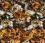 Jersey Paint Flowers Gul Digital Jersey Paint Flowers Gul Digital
