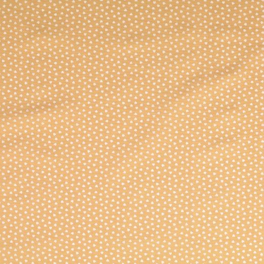 Baumwolle Small Hearts Sand Baumwolle Small Hearts Sand