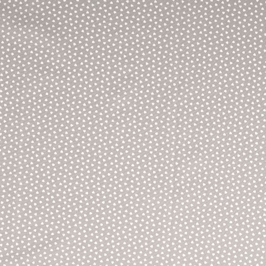 Baumwolle Small Hearts Grau Baumwolle Small Hearts Grau