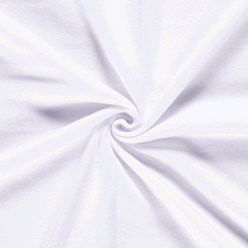 Antipilling Fleece Uni Weiß