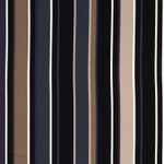 Polyester Jersey med multifarvede nålestriber på sort Polyester Jersey med multifarvede nålestriber på sort