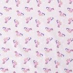 Cotone Unicorno su Grigio Chiaro