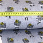 Alpenfleece Elefanten Mädchen Blau Meliert Alpenfleece Elefanten Mädchen Blau Meliert