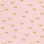 Jersey Krebse & Quadrate auf Rosa Jersey Krebse & Quadrate auf Rosa