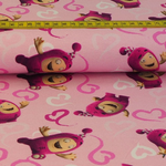 Jersey Oddbods Herzen auf Rosa Lizenz Digital Jersey Oddbods Herzen auf Rosa Lizenz Digital