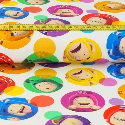 Jersey Oddbods im Kreis auf Weiß Lizenz Digital Jersey Oddbods im Kreis auf Weiß Lizenz Digital