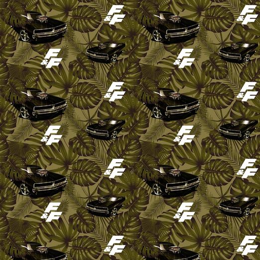 Jersey Fast & Furious Logo in Blätter Hellbraun Lizenz Digital Jersey Fast & Furious Logo in Blätter Hellbraun Lizenz Digital