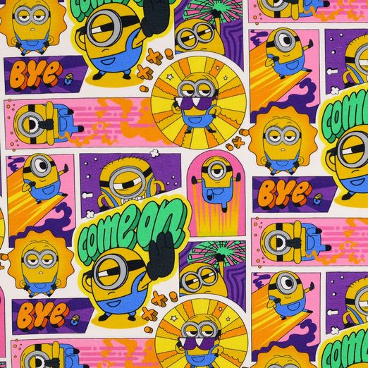 Jersey Minions Comic Rosa/Lila Digital LIZENZ Jersey Minions Comic Rosa/Lila Digital LIZENZ