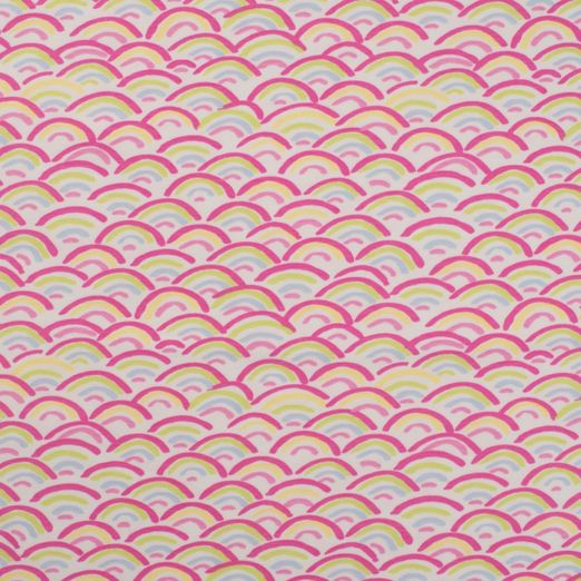 Jersey Colourful Waves auf Weiß