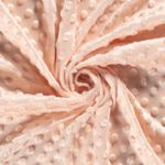 Minky Fleece Prikker Abrikos