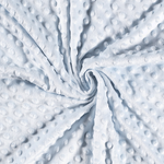 Minky Fleece "Notti" Punkte Hellblau Minky Fleece "Notti" Punkte Hellblau