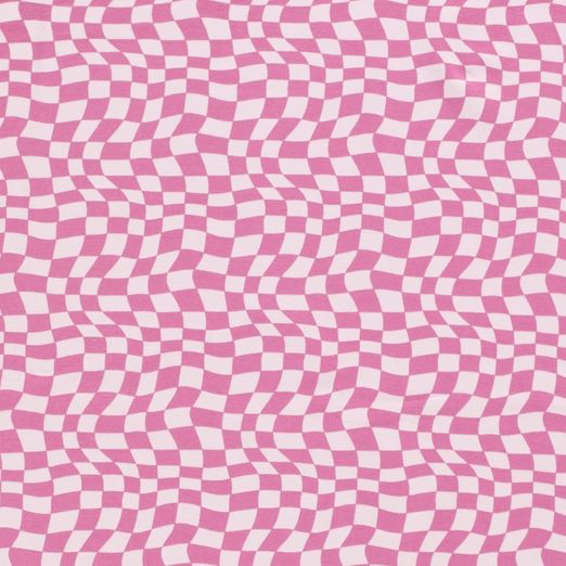 Jersey Quadrate Wirrwarr Rosa Jersey Quadrate Wirrwarr Rosa