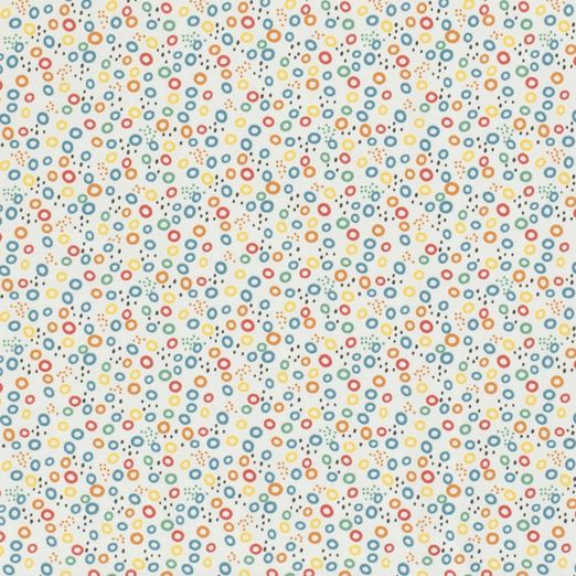 Jersey Bunte Circles auf Hellmint Jersey Bunte Circles auf Hellmint
