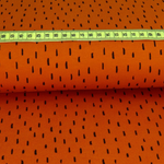 Jersey Stripes auf Blutorange BIO Jersey Stripes auf Blutorange BIO