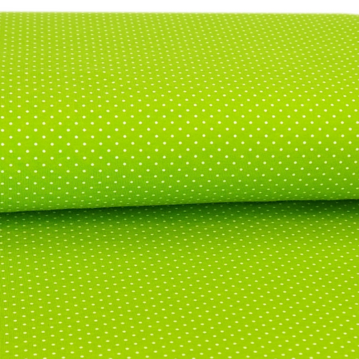 Jersey Mini Dots Lime Jersey Mini Dots Lime