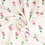 Jersey GLITTER Ciliegie dolci su crema Jersey GLITTER Ciliegie dolci su crema