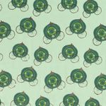 Jersey IMPRIMÉ FOIL Carrosse Dorée sur Menthe Jersey IMPRIMÉ FOIL Carrosse Dorée sur Menthe