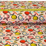 Jersey Lemonlicious auf Hellrosa BIO Jersey Lemonlicious auf Hellrosa BIO
