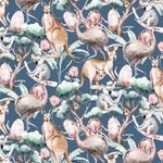Jersey Australian Animals auf Rauchblau Digital BIO