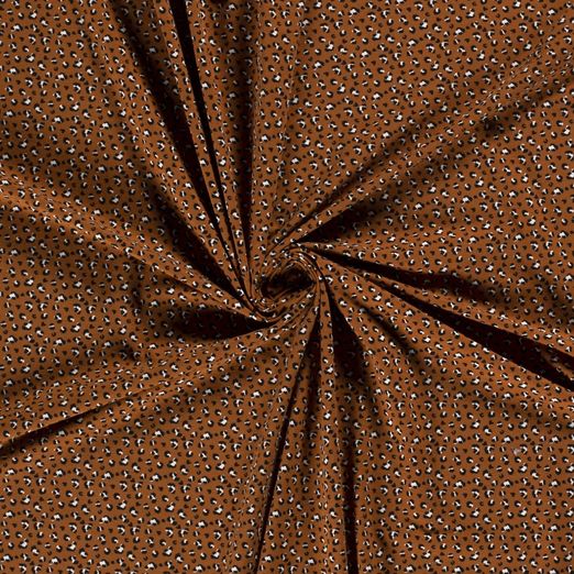 Jersey Panthermuster auf Goldbraun Jersey Panthermuster auf Goldbraun