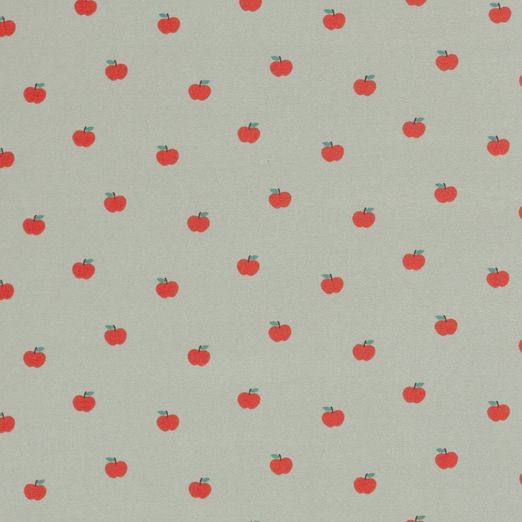 Jersey Apples auf Dunkelmint Jersey Apples auf Dunkelmint