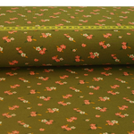 Jersey Lovely Flowers Khaki BIO Jersey Lovely Flowers Khaki BIO