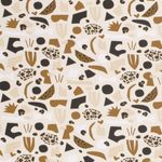 Jersey Patchwork Animalprint auf Beige Jersey Patchwork Animalprint auf Beige