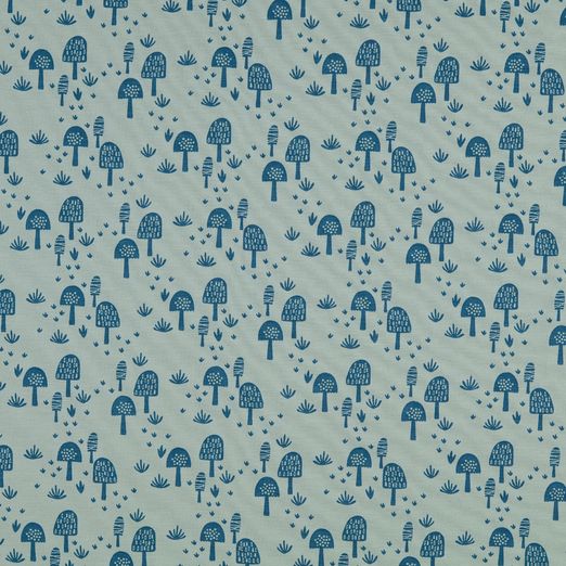 Jersey Little Mushrooms Mint Jersey Little Mushrooms Mint