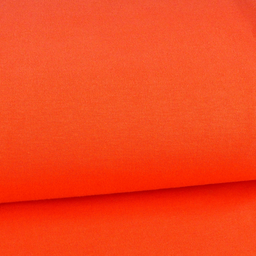 XXL Bündchen 150 cm Breit Feinripp Uni Orange XXL Bündchen 150 cm Breit Feinripp Uni Orange