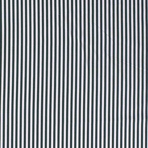Baumwolle Streifen Standard Dunkelgrün