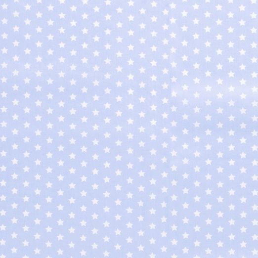 Baumwolle Sterne MINI Standard Hellblau Baumwolle Sterne MINI Standard Hellblau