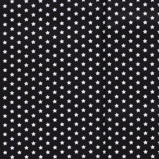Baumwolle Sterne MINI Standard Schwarz Baumwolle Sterne MINI Standard Schwarz
