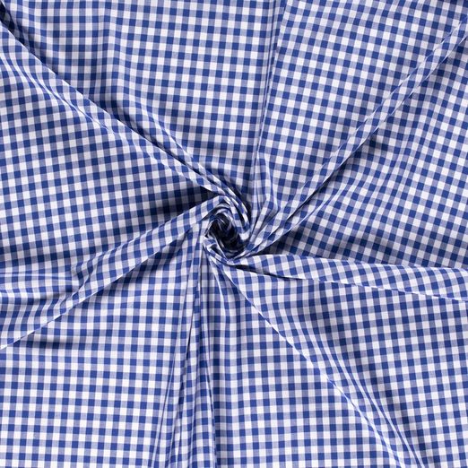 Baumwolle Karo Maxi Standard Royalblau Baumwolle Karo Maxi Standard Royalblau