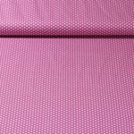 Baumwolle Popeline Stella - Mini Sterne Mauve Weiß