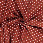 Baumwolle Sterne Standard Blutorange