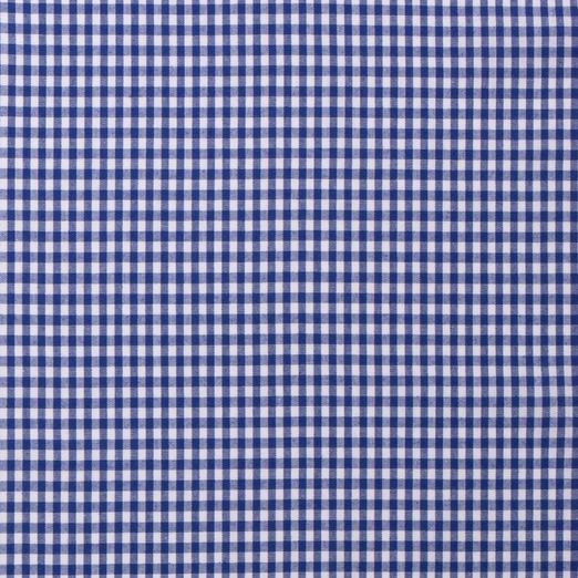 Baumwolle Karo Midi Standard Royalblau Baumwolle Karo Midi Standard Royalblau