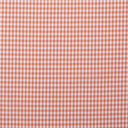 Baumwolle Karo Midi Standard Orange