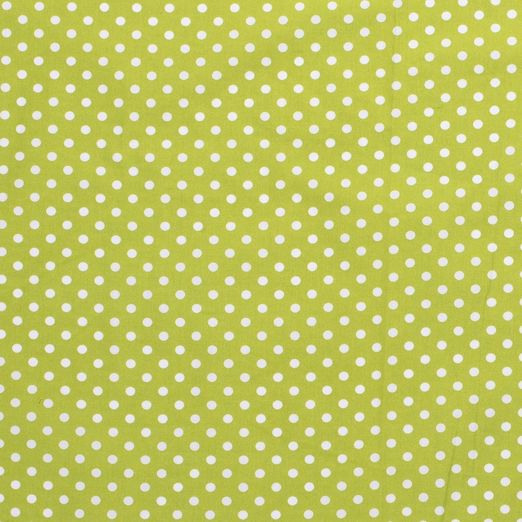 Baumwolle Punkte Standard Kiwi Baumwolle Punkte Standard Kiwi