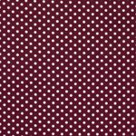 Baumwolle Punkte Standard Bordeaux