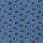 Baumwolle Panzer & Sterne auf Rauchblau Baumwolle Panzer & Sterne auf Rauchblau
