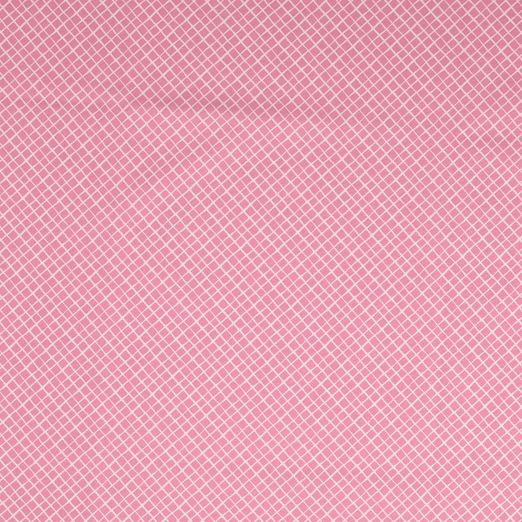 Baumwolle Darling Cross Lines Altrosa Baumwolle Darling Cross Lines Altrosa