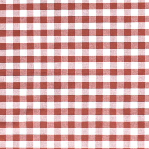 Baumwolle Karo XL Standard Blutorange