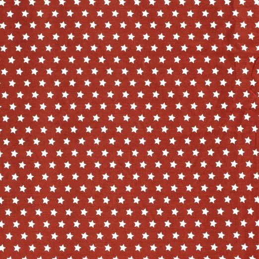 Baumwolle Sterne MINI Standard Blutorange Baumwolle Sterne MINI Standard Blutorange
