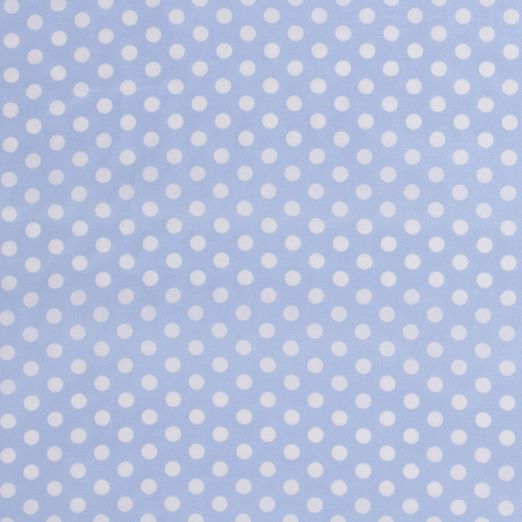 Baumwolle Big Dots Standard Hellblau Baumwolle Big Dots Standard Hellblau